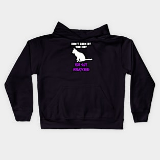 Dont look at the cat Kids Hoodie